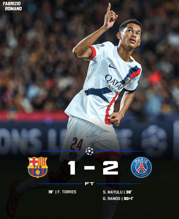 Barcelona y PSG se enfrentan en la Champions League