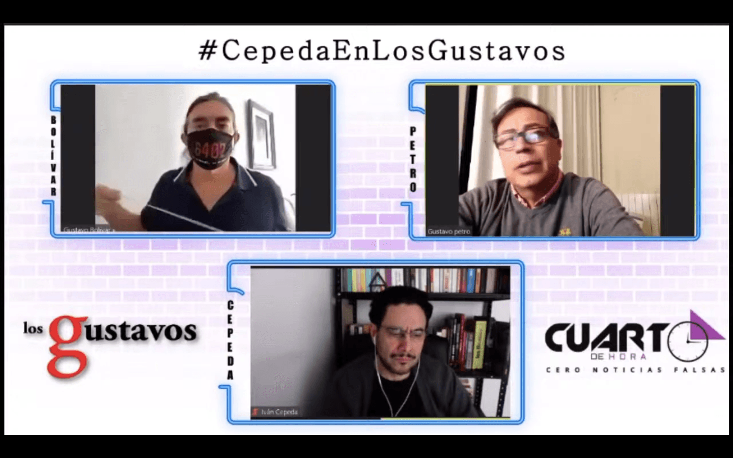 Hace cuatro años: Los Gustavos e Iván Cepeda debatían sobre Uribe, la justicia y el origen del Pacto Histórico