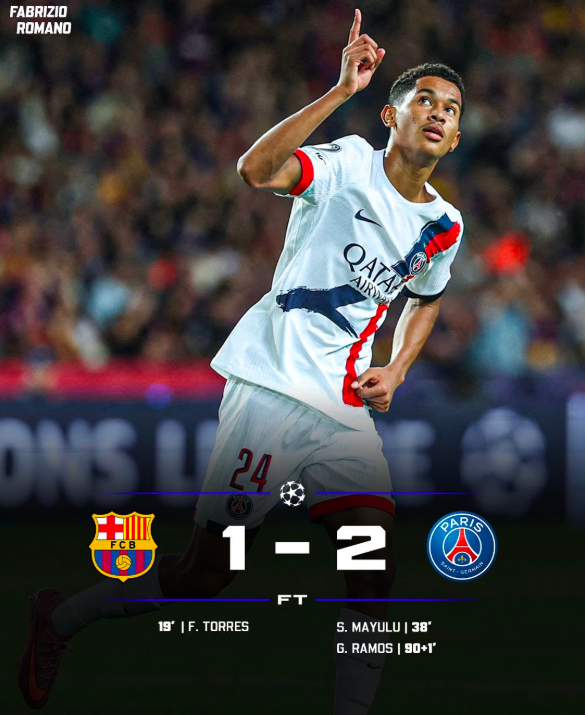 Barcelona y PSG se enfrentan en la Champions League